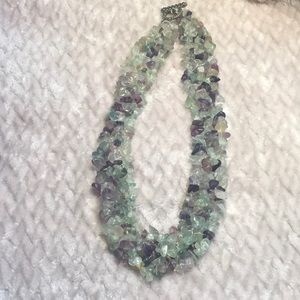 Stone hand made necklace